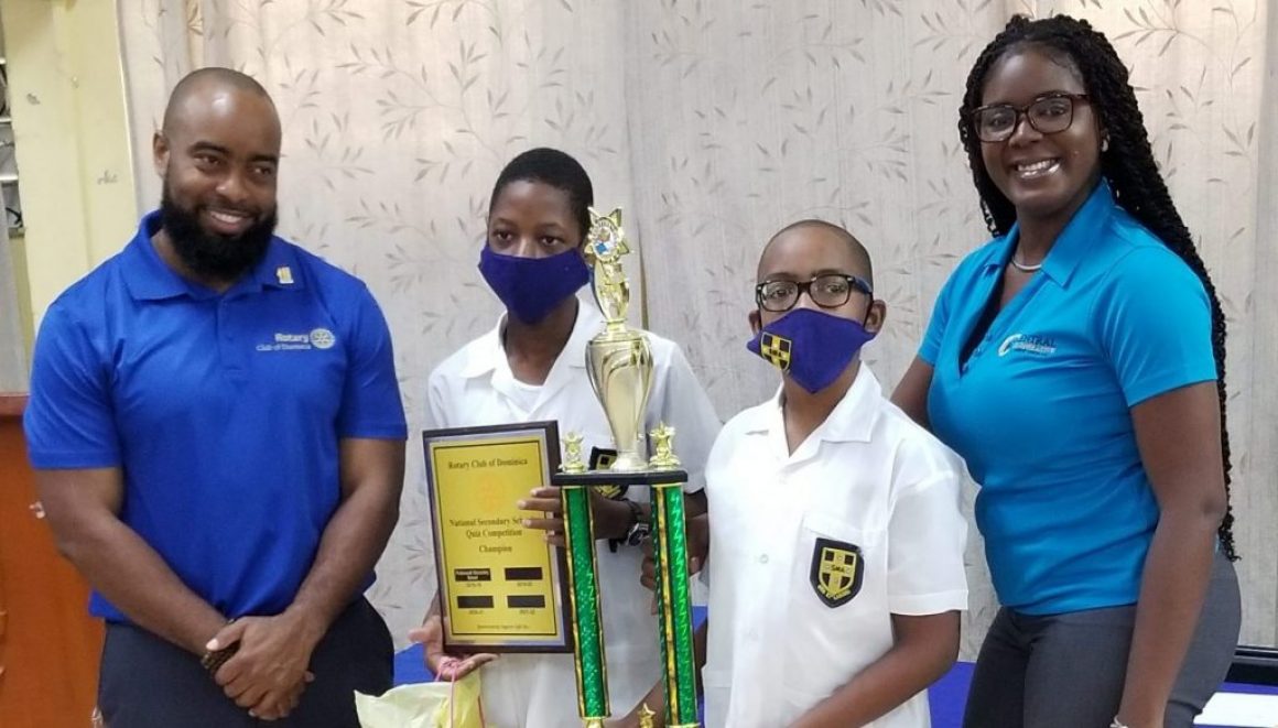 Rotary Club of Dominica Winners of National Secondary Schools Literacy ...